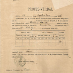 România, Ocolul Minier Brăila, Proces-verbal 1 de încărcare pe ceam, 1941