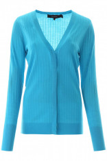 Cardigan dama Sies marjan bruna ribbed cardigan 15FE8088 SLOWOOL OLYMP Albastru deschis foto