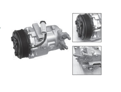 Compresor aer conditionat Opel Combo C/Furgon 2001-10, 2011, Combo C/Tour, 07.2004-12.2005, motorizare 1.3 CDTI, 51kw, diesel, rola curea 110 mm, 6 c foto