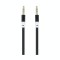 Cablu Audio 3.5 mm la 3.5 mm Forever Audio, 1 m, Negru