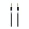 Cablu Audio 3.5 mm la 3.5 mm Forever Audio, 1 m, Negru