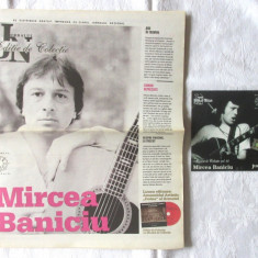 MIRCEA BANICIU, CD Muzica de Colectie vol. 35 + ziar JURNALUL NATIONAL