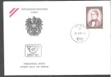 Austria &Ouml;sterreich 1981 Johann Florian Heller FDC K.158