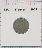 Lituania 5 centai 1925 - km 72 - cartonas personalizat D88801, Europa