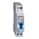 Siguranta automata modulara diferentiala RCBO Schrack Technik Amparo AI618532, 6 kA, 1P+N, 32 A, 30 mA, curba B