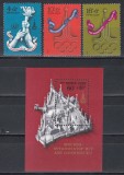 URSS 1976 - Jocurile Olimpice - Moscova, Serie + Colita, MNH