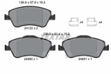 TEXTAR 2412201 Q+ set placute frana,frana disc