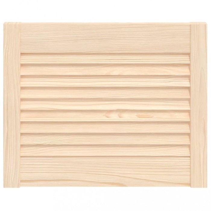 Usa de dulap cu design lambriu, 39,5x49,4 cm, lemn masiv de pin