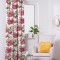 Draperie blackout model floral cu rejansa din bumbac tip fagure, Madison, 250x260 cm, densitate 700 g/ml, Rosa Damascena, 1 buc