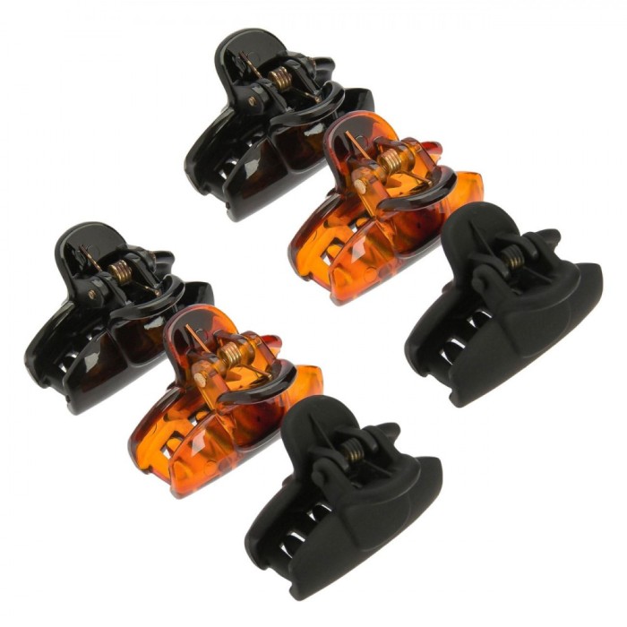 Set Clame Păr, 6 Bucăți, Multicolor, 3 cm