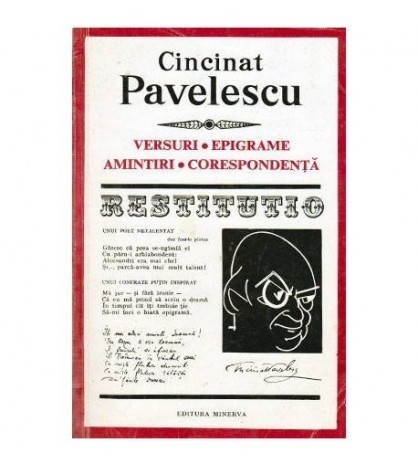 Cincinat Pavelescu - Versuri - Epigrame - Amintiri - Corespondenta -