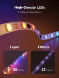 Cumpara ieftin Banda LED Lepro S1 AI MagicColor 15M, WiFi, Sincronizare Muzica, Control Alexa si Google Assistant, RGB