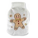 Incalzitor cu recipient detasabil model Craciun textil multicolor cm 8 x 2 x 13 H