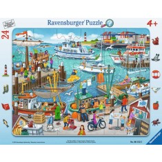 Puzzle tip rama o zi in port 24 piese