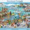 Puzzle tip rama o zi in port 24 piese
