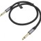 Cablu Jack 6,3mm Ambele Capete 0,5m Aurit