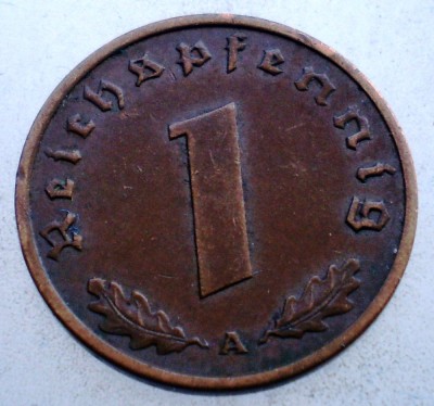 2.758 GERMANIA 1 REICHSPFENNIG 1938 A foto
