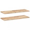 Rafturi plutitoare 2 buc. 100x30x2cm lemn masiv acacia netratat, DKD Home Decor