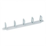 Organizator cablu 19&quot; 1U 5 inele vertical/orizontal RAL7035 Gri deschis, Value 26.99.0311