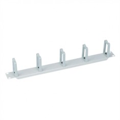 Organizator cablu 19&quot; 1U 5 inele vertical/orizontal RAL7035 Gri deschis, Value 26.99.0311