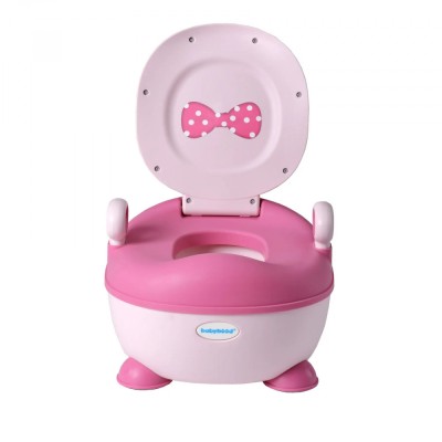 Olita pentru Copii, Flippy, +1an, Portabila, Design cu Fundita, cu Capac, Model Prietenos, Non-Toxic, Compartiment Detasabil, cu Manere, cu 4 Picioare foto