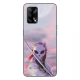 Husa compatibila cu Oppo A74 4G Silicon Gel Tpu Model Demon Slayer Sabito