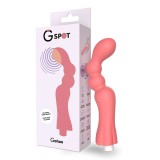 G-spot-Gohan Vibrator Light Red-Silicon, 10 Trepte, Reincarcabil