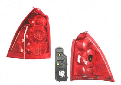 Stop spate lampa Peugeot 307 (3), 09.2005-09.2007, spate, Stanga, Combi, P21W+R5W; fara suport bec, DEPO foto