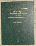 Dosar de colecție pentru monede comemorative de 25 de cenți 1999-2008