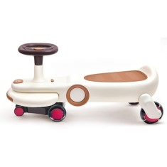 Masinuta ride on pentru copii Hape Wiggle &amp;amp; Giggle alb