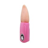 Cumpara ieftin Vibrator Limba HAOOY &raquo;Tongue&laquo; 16,5 cm - Roz