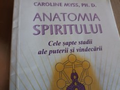 ANATOMIA SPIRITULUI - CAROLINE MYSS,2006, 366 PAG foto