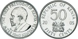 Kenya 2005 - 50 cents UNC
