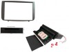 Rama Radio Auto Alfa Romeo 147 Gri Inchis cu Incarcator Wireless 5W, Buzunar Basculant, Adaptor Sistem Audio