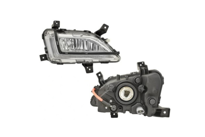 Proiector ceata cu lumini de zi Hyundai Tucson (Tl), 07.2018-10.2020, montare fata, dreapta, H8+LED; cu bec; OEM/OES