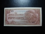 MALAYA / OC. JAPONEZA 50 CENTI 1942 SUPERBA