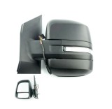 Oglinda usa exterioara VW CRAFTER, 02.2017-, partea stanga, reglare electrica; carcasa neagra; incalzit; sticla convexa; geam cromat; cu semnalizare, Rapid