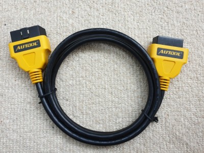 Extensie AUTOOL prelungitor OBD2 1.5m lungime, fire de Cupru , calitate A+ foto