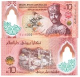 Brunei 10 Dolari 2026 P-43 Polimer UNC
