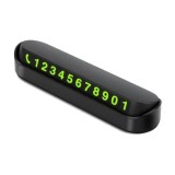 Cumpara ieftin Suport afisaj numar telefon auto pentru parcare temporara, magnetic, ascundere rapida, fixare 3M, negru, 13 cm