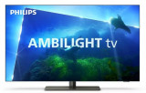 Televizor OLED Philips 139 cm (55inch) 55OLED818/12, Ultra HD 4K, Smart TV, WiFi, CI+