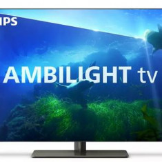 Televizor OLED Philips 139 cm (55inch) 55OLED818/12, Ultra HD 4K, Smart TV, WiFi, CI+