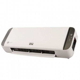 Aeroterma de perete ceramica, Telecomanda, 0 / 1000 W / 2000 W, LCD, Termometru, Timer, Oscilatie foto