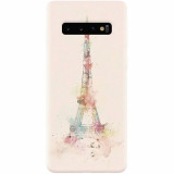 Husa silicon pentru Samsung Galaxy S10 Plus, Eiffel Tower 001