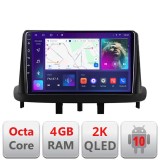 Navigatie Renault Megane 3 Fluence C-145 Android Octa Core Ecran 2K QLED GPS 4G 4+32GB 360 KIT-145+EDT-E409-2K CarStore Technology