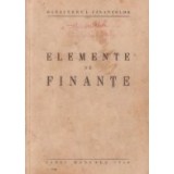 Elemente de finante