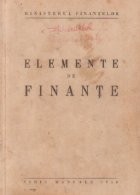 Elemente de finante foto