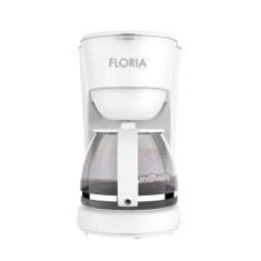 Filtru cafea 600W cu vas 1.2L, oprire automata, alb