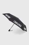 Moschino umbrela culoarea negru, 8983