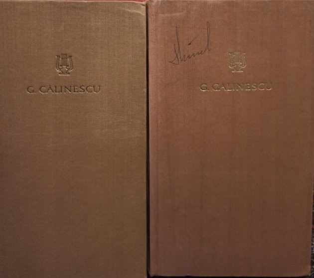 G. Calinescu - Opere, 2 vol. (volumele 3 si 4)